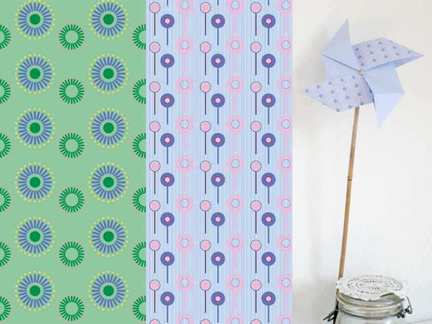 Buntpapiermuster