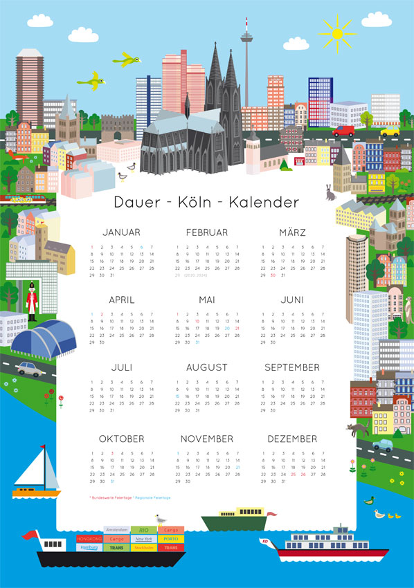 Dauerkalender Köln